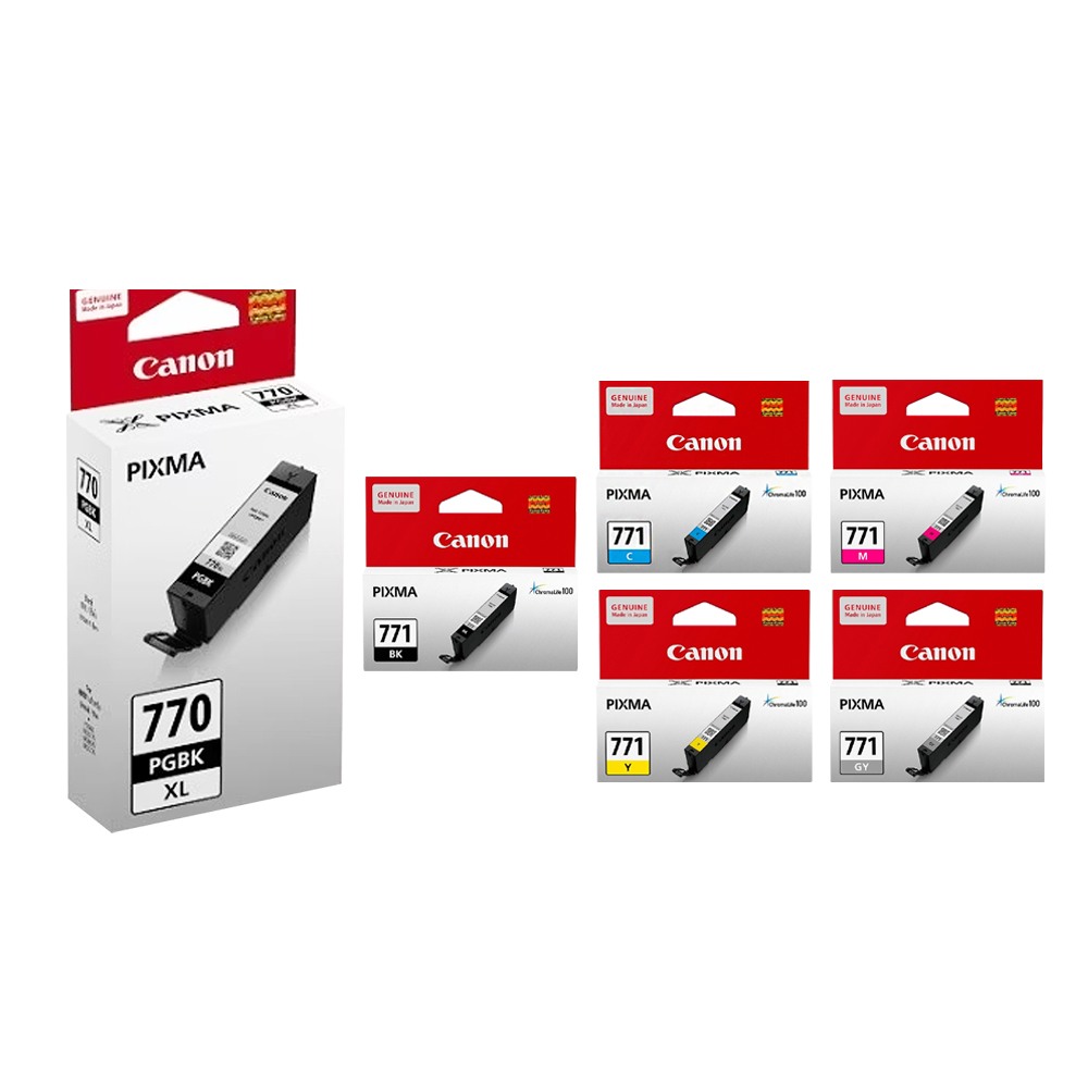 CANON PGI-770XL CLI-771 原廠墨水匣 PGI770XL 適TS5070 TS6070 TS8070:圖片 3