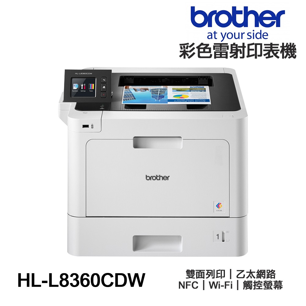 Brother HL-L8360CDW 高速無線 彩色雷射印表機:圖片 2