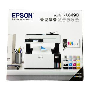 EPSON L6490 【全新品+送折疊手機架】四色防水 高速連續供墨傳真印表機