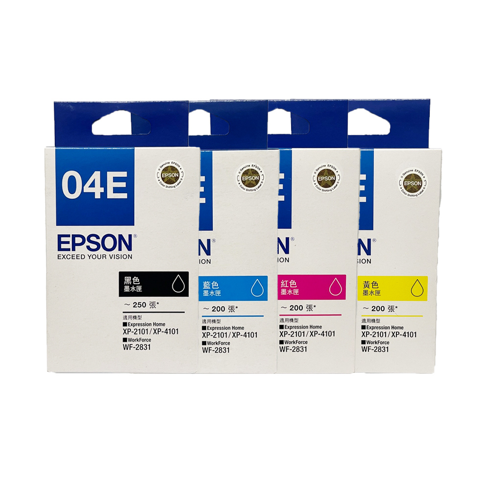 EPSON T04E 04E 原廠墨水匣 適用 XP-2101 XP-4101 WF-2831:圖片 2