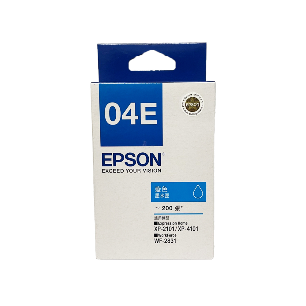 EPSON T04E 04E 原廠墨水匣 適用 XP-2101 XP-4101 WF-2831:圖片 4
