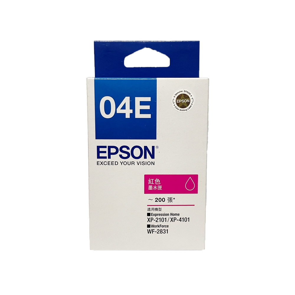 EPSON T04E 04E 原廠墨水匣 適用 XP-2101 XP-4101 WF-2831:圖片 5